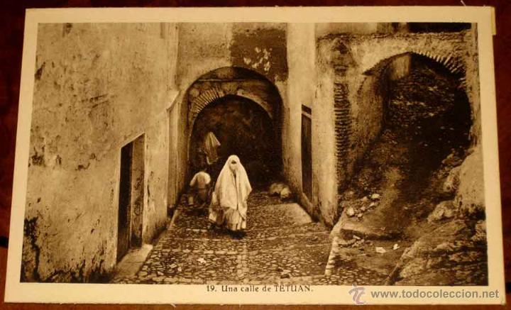 Cartes Postales: ANTIGUA POSTAL DE TETUAN (MARRUECOS) CALLE - L. ROISIN - SIN CIRCULAR
