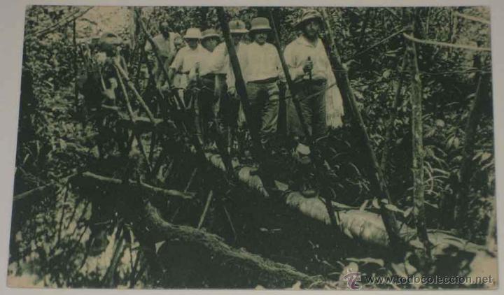 Cartoline: ANTIGUA POSTAL DE GUINEA CONTINETAL - EL GOBERNADOR GENERAL NU&Ntilde;EZ DE PRADO - ED. PUBLICACIONES PATRI