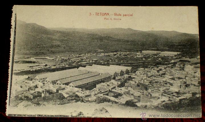 Postais: ANTIGUA POSTAL DE TETUAN - N. 3 - VISTA PARCIAL - FOT. A. SIERRA - ED. CORDOBA Y VIALA - NO CIRCULAD
