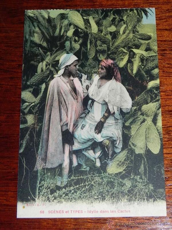 Postales: ANTIGUA POSTAL SCENES ET TYPES DE ARGELIA - ED. A.F. - N. 68 - NO CIRCULADA.