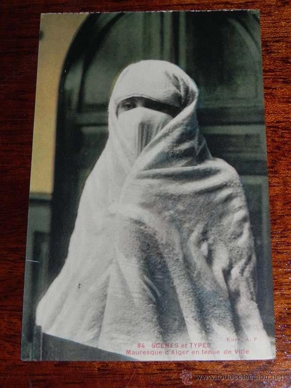Postales: ANTIGUA POSTAL SCENES ET TYPES DE ARGELIA - ED. A.F. - N. 84 - NO CIRCULADA.