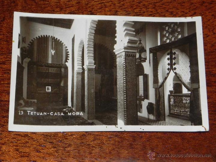 Cartoline: ANTIGUA FOTO POSTAL - TETUAN - CASA MORA - NO CONSTA EDITORIAL NI FOTOGRAFO - 29 - SIN CIRCULAR