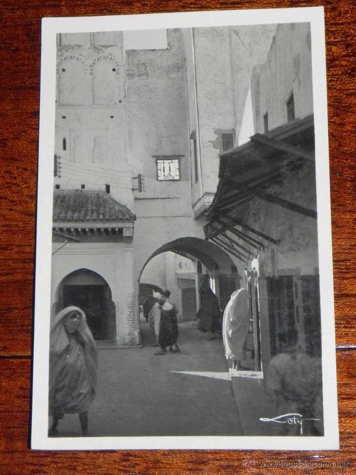 Cartoline: ANTIGUA FOTO POSTAL - TETUAN - CALLE DE SAKIA. EL FOKIA - COLECCIONES LOTY - 111 - SIN CIRCULAR