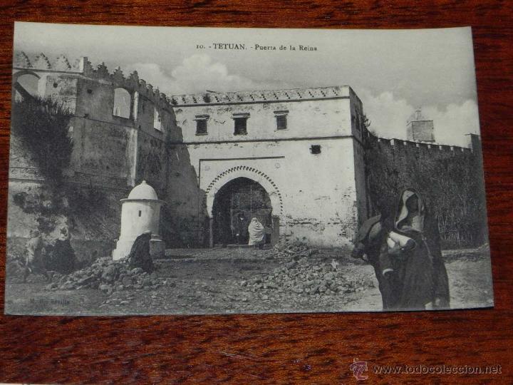 Cartoline: ANTIGUA POSTAL - TETUAN - PUERTA DE LA REINA - MANUEL BERREIRO - 10 - SIN CIRCULAR