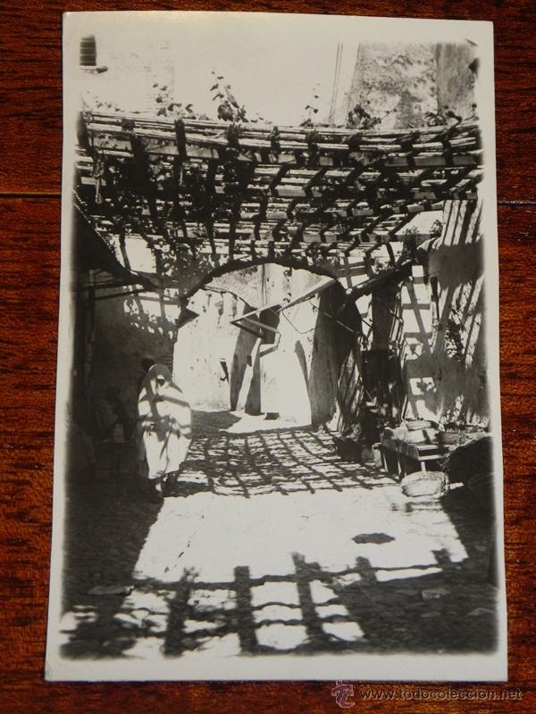 Cartoline: ANTIGUA FOTO POSTAL DE TETUAN - MARRUECOS - FOTO ROJO - NO CIRCULADA.