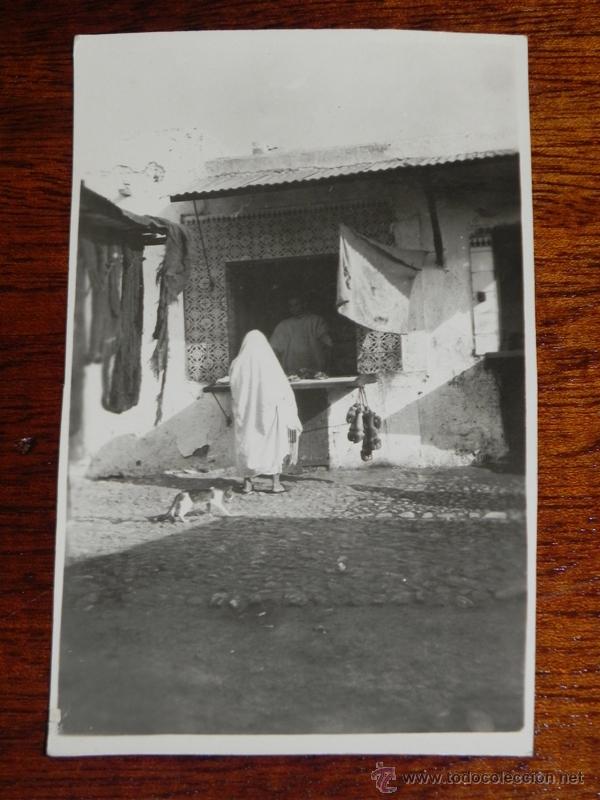 Cartoline: ANTIGUA FOTO POSTAL DE TETUAN - MARRUECOS - FOTO ROJO - NO CIRCULADA.