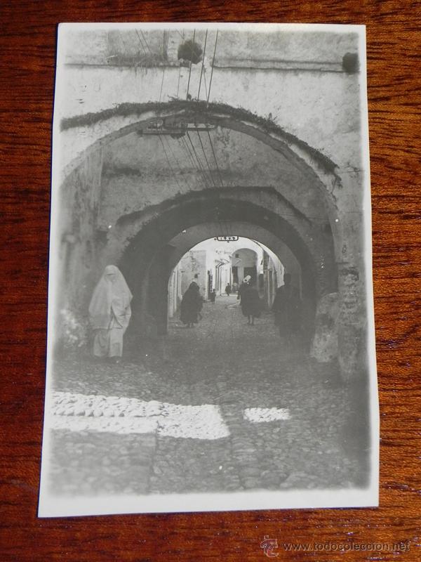 Cartoline: ANTIGUA FOTO POSTAL DE TETUAN - MARRUECOS - FOTO ROJO - NO CIRCULADA.