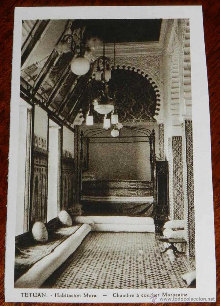 Cartoline: ANTIGUA POSTAL DE TETUAN - HABITACION MORA - MARRUECOS - NO CIRCULADA.