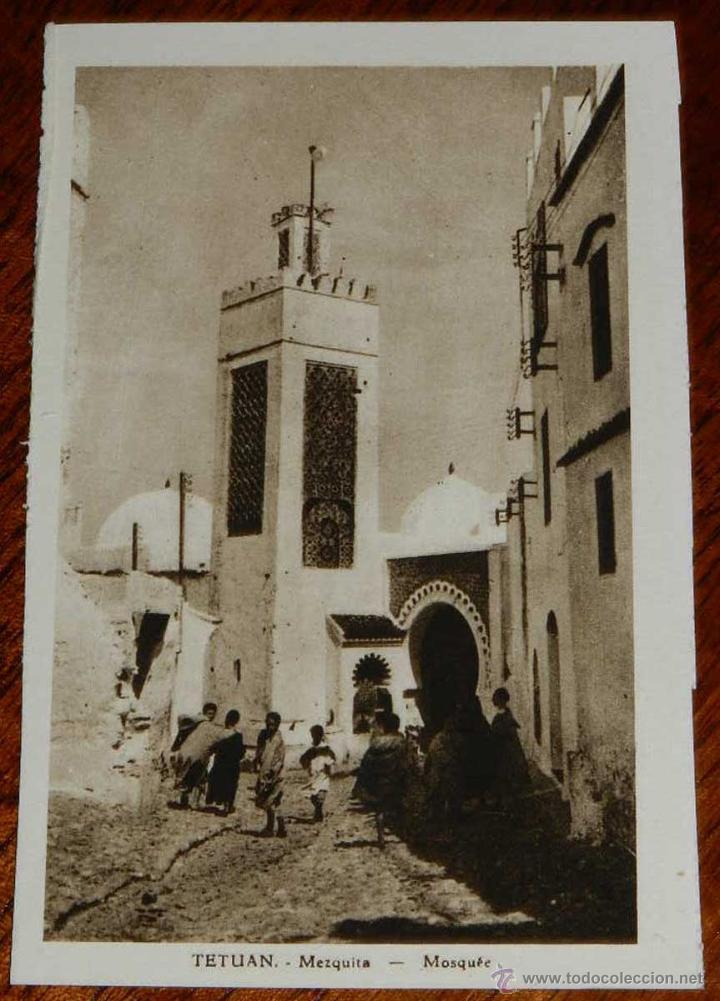 Cartoline: ANTIGUA POSTAL DE TETUAN - MEZQUITA - MARRUECOS - NO CIRCULADA.