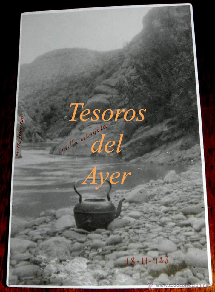 Cartes Postales: ANTIGUA FOTOGRAFIA DE LA GUERRA DEL RIF, CAMPA&Ntilde;A DE MARRUECOS, FRONTERA ENTRE LAS LINEAS FRANCESAS Y