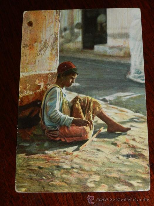 Cartes Postales: ANTIGUA POSTAL DE SCENES ET TYPES, N. 91, UN CAID, POSIBLEMENTE ALGERIA, CIRCULADA, ED. L.L.