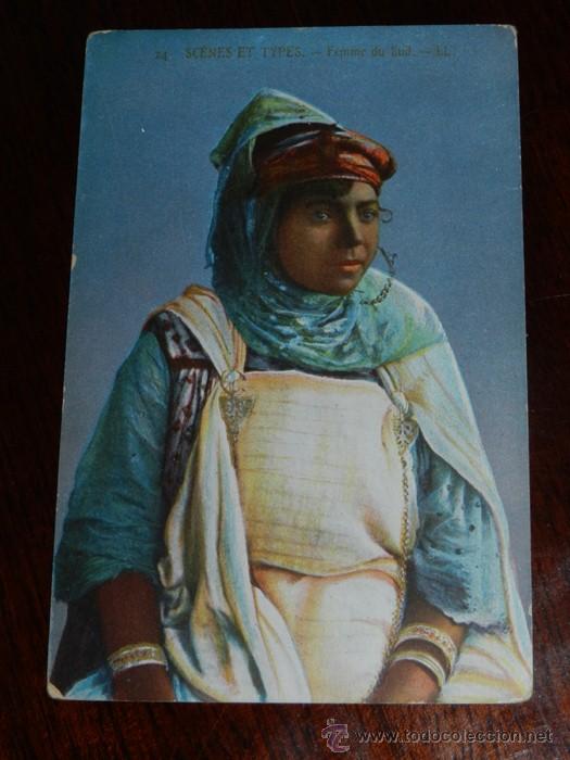 Cartes Postales: ANTIGUA POSTAL DE SCENES ET TYPES, N. 24, FEMME DEL SUR, CIRCULADA, ED. L.L.