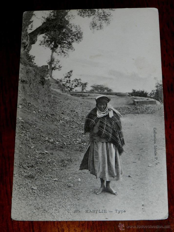 Cartes Postales: ANTIGUA POSTAL DE KABYLIE, TYPE, COLECCION IDEALE P.S., NO CIRCULADA, ESCRITA.