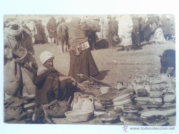 Cartoline: POSTAL TETUAN VENDEDOR DE CAZUELAS