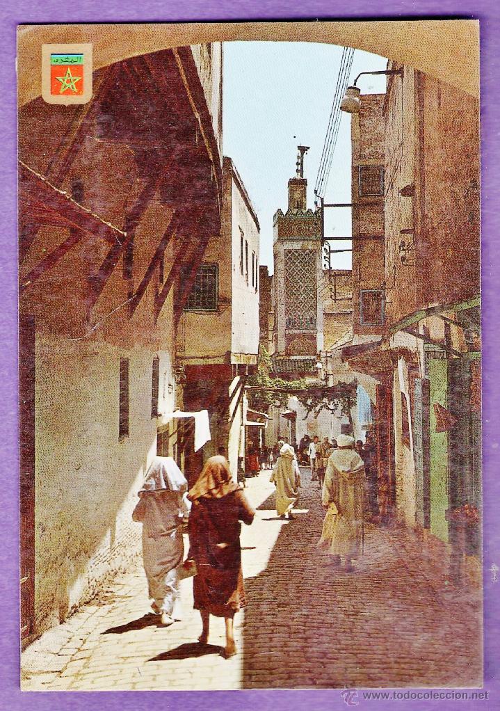 Cartoline: marruecos - fes - calle / talaa de la medina - nueva - a&ntilde;os 70 -
