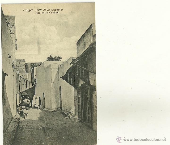 Postais: TANGER (MARRUECOS).- CALLE DE LA ALCAZABA