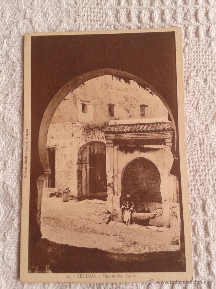 Postais: POSTAL DE TETUAN. MARRUECOS. FUENTE SIDI-SAIDI. A&Ntilde;OS 60