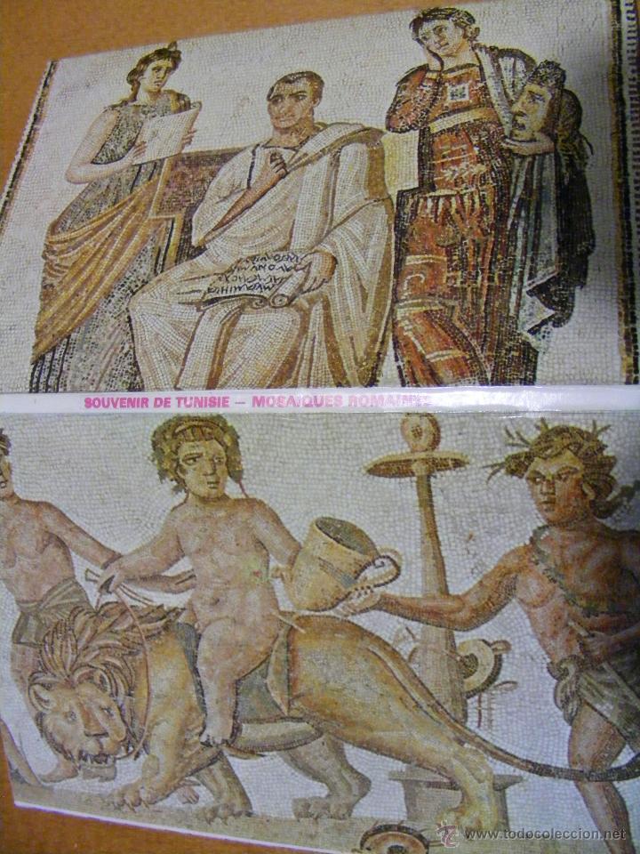 Cartoline: ACORDE&Oacute;N DE 10 POSTALES - MOSAIQUES ROMAINES - MUSEE NATIONAL DU BARDO