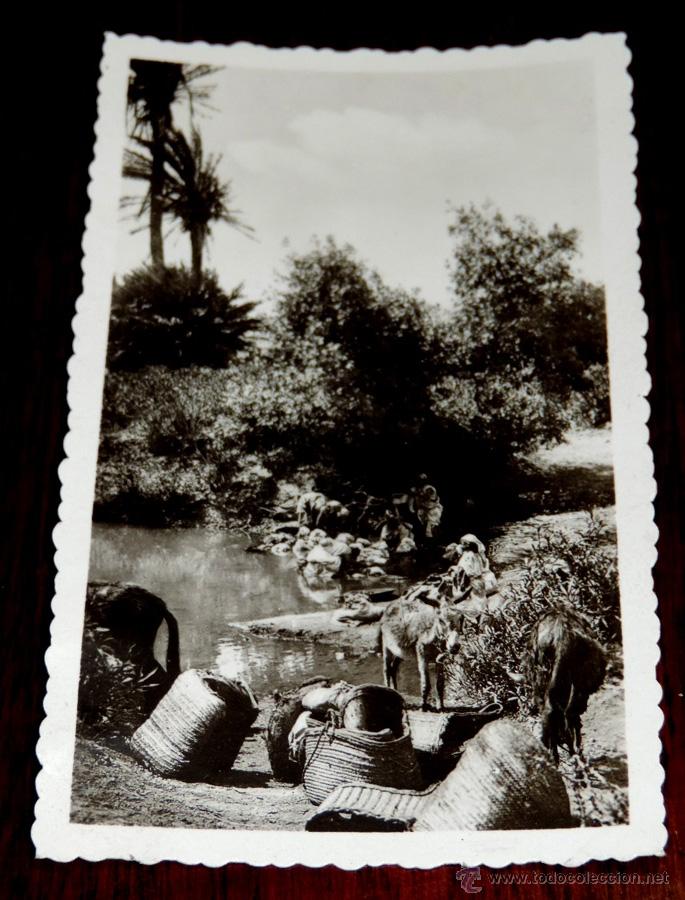 Postais: FOTOGRAFIA DE MARRUECOS, ESCENA TIPICA, MIDE 10,8 X 6,5 CMS.