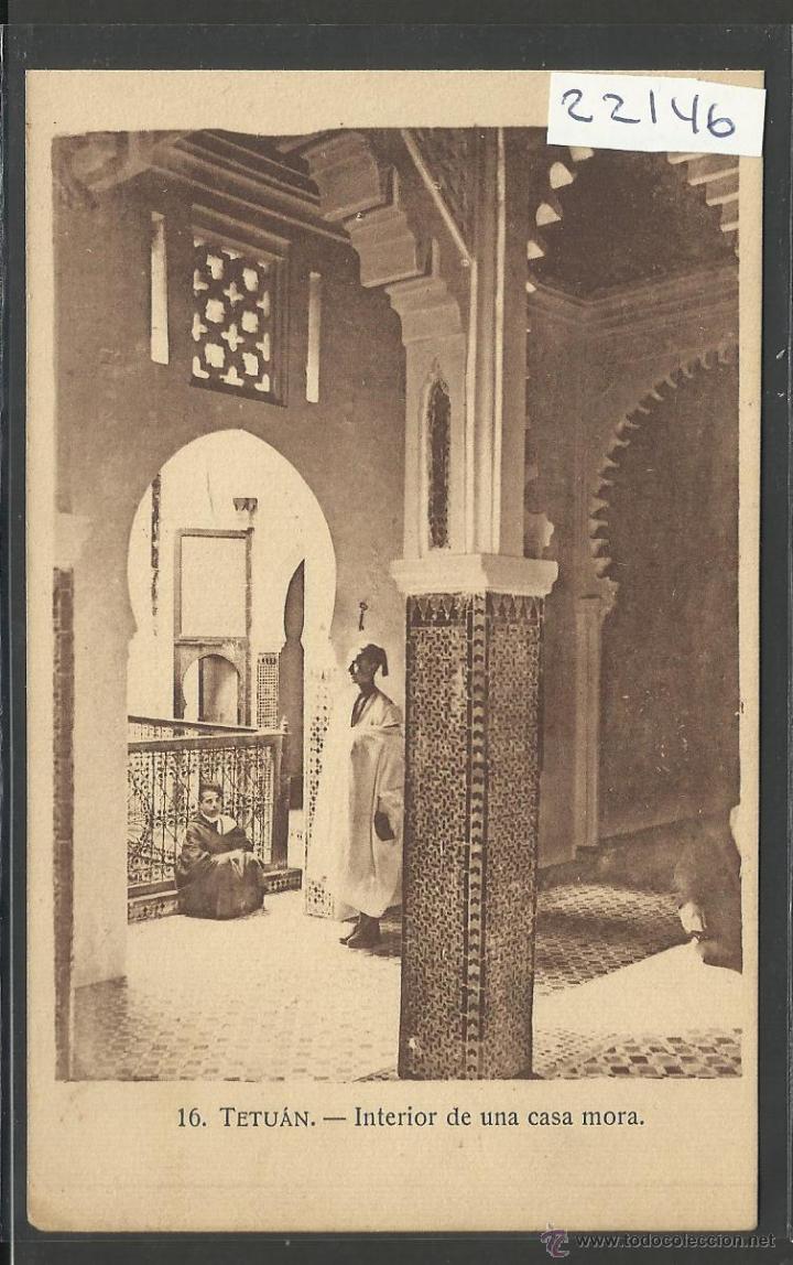 Postkarten: TETUAN - 16 - INTERIOR DE UNA CASA MORA - ED&middot;ARRIBAS - (22146)