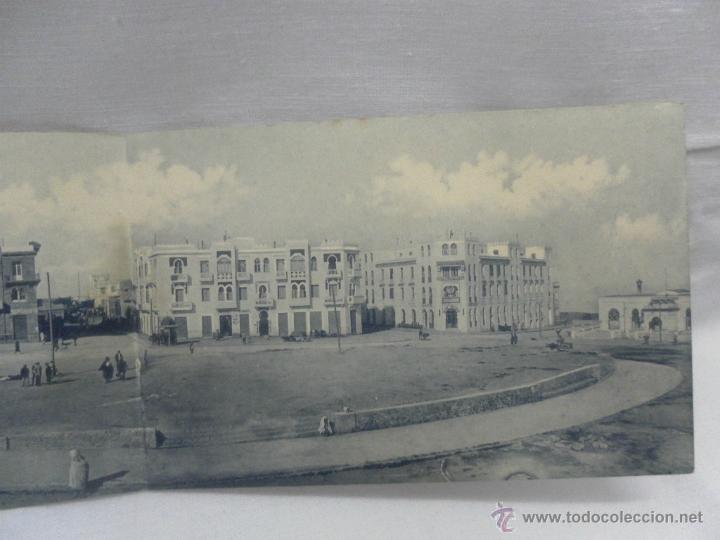 Postales: Larache. Plaza de Espa&ntilde;a. Postal doble. - Foto 3