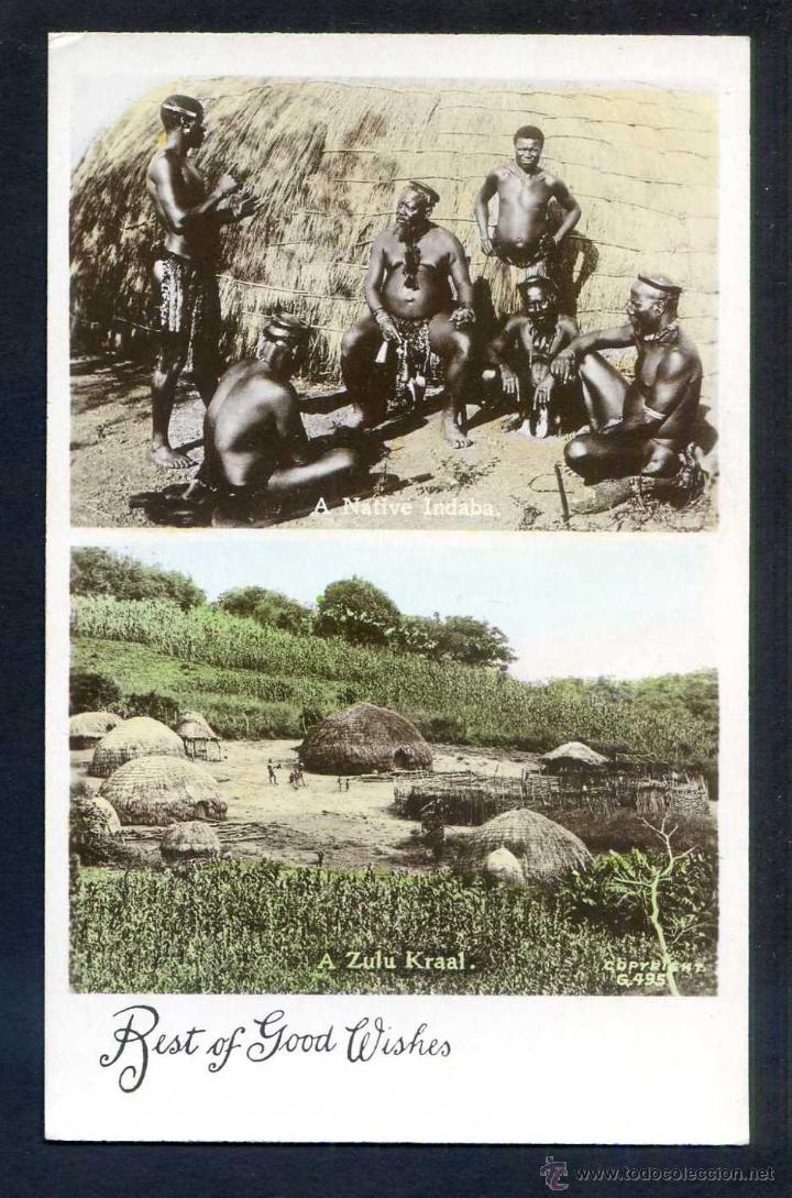 Cartes Postales: Sud&aacute;frica. KwaZulu-Natal. *Best of Good Wishes* RP. Photo Sapsco. Copyright G495. Nueva.