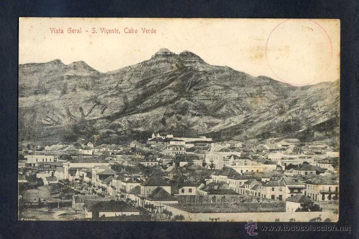 Cartes Postales: Cabo Verde. S&auml;o Vicente. *Vista Geral.* Ed. Bazar Central Bonucci & Frusoni. Nueva.