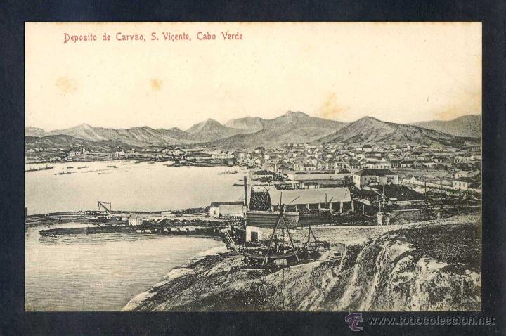 Cartes Postales: Cabo Verde. S&auml;o Vicente. *Deposito de Carv&auml;o* Nueva.