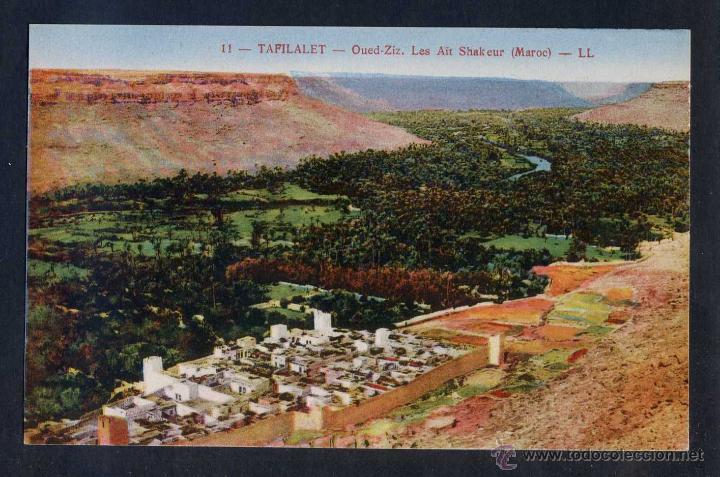 Postais: Marruecos. Tafilalet. *Oued-Ziz. Les A&iuml;t Shakeur* Nueva..