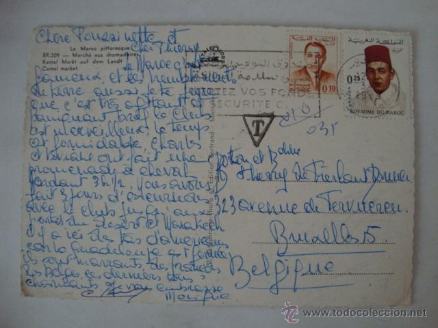 Cartes Postales: TARJETA POSTAL ORIGINAL LE MAROC PITTORESQUE CIRCULADA CON SELLO A&Ntilde;OS 60/70