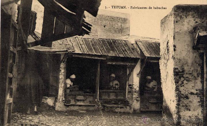 Postcards: TETUAN.- FABRICANTES DE BABUCHAS