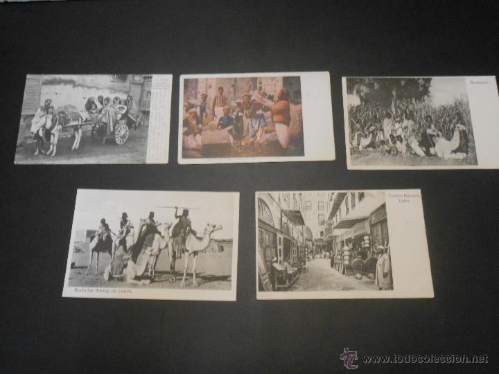 Postcards: EGIPTO: LOTE DE 11 POSTALES ANTIGUAS DIFERENTES - ORIGINALES 1910 - 1930