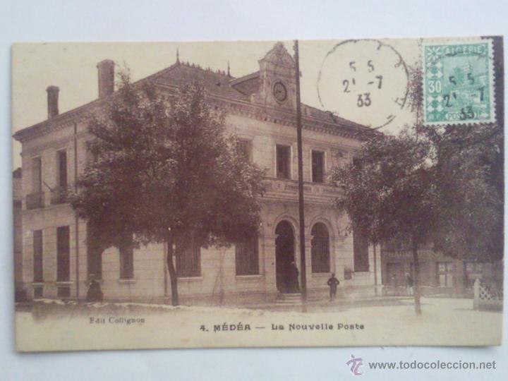 Cartoline: ANTIGUA POSTAL, MEDER - EL NUEVO EDIFICIO DE CORREO, A&Ntilde;O 1933