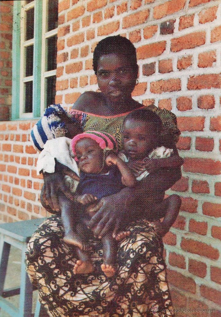 Cartoline: postal - col. africa - n&ordm; 9 - familia - ed. lestonnac / compa&ntilde;ia maria nuestra se&ntilde;ora - nueva -