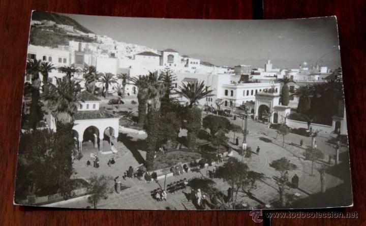 Postcards: FOTO POSTAL DE TETUAN, PLAZA DE ESPA&Ntilde;A, MARRUECOS, FOTO GARCIA CORTES, NO CIRCULADA.