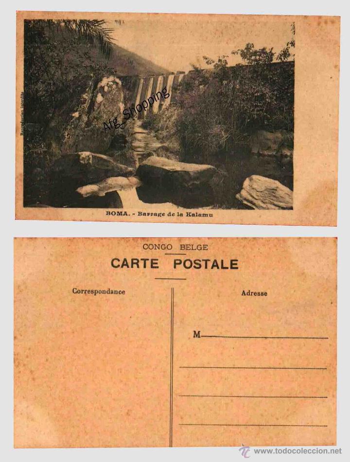 Cartes Postales: CONGO BELGA - BOMA - BARRAGE DE LA KALAMU - Old postcard
