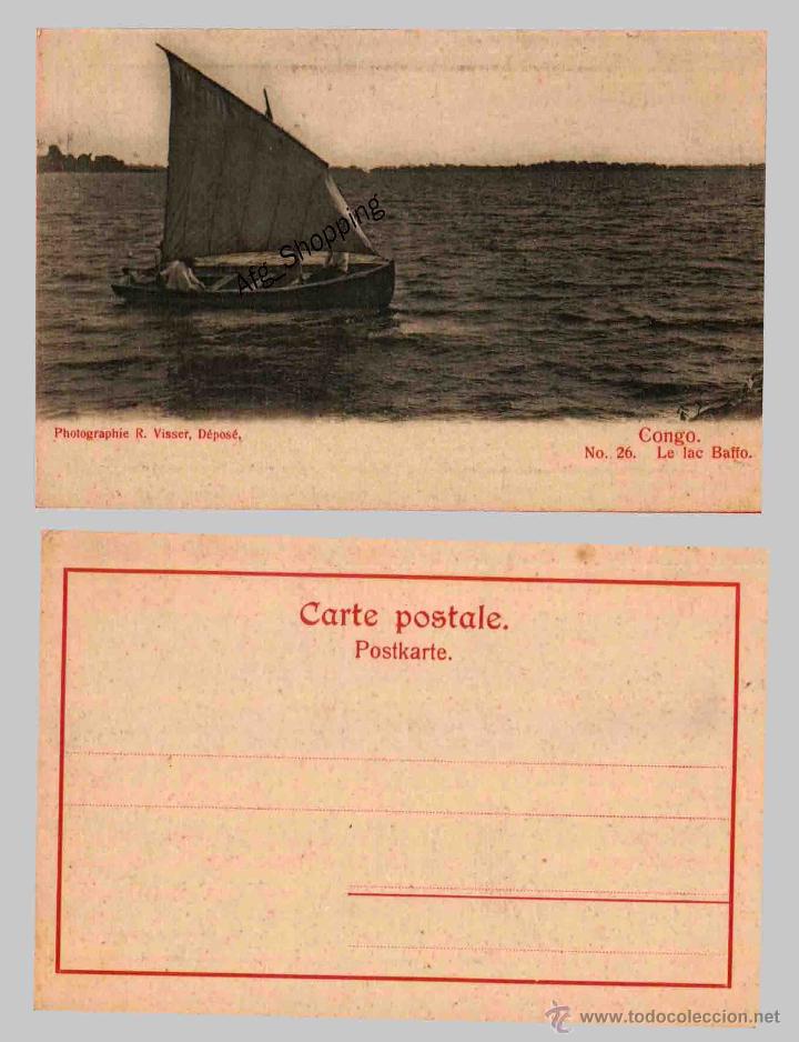 Cartes Postales: CONGO BELGA - LE LAC BAFFO. - PHOTOGRAPHIE R. VISSER - Old postcard