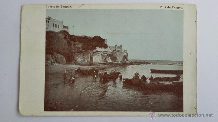 Cartes Postales: ANTIGUA POSTAL PUERTO DE TANGER