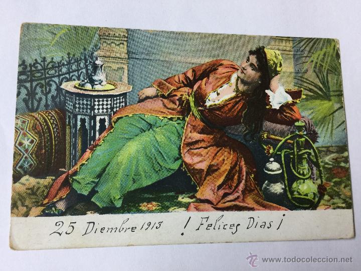 Cartes Postales: MARRUECOS ESPA&Ntilde;OL - MUJER MARROQUI - A&Ntilde;O 1913 - GUERRA DE AFRICA