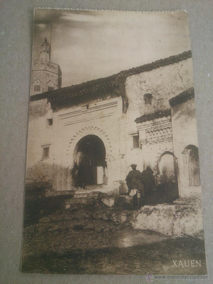 Cartes Postales: Postal.MILITAR.XAUEN.MARRUECOS PROTECTORADO ESPA&Ntilde;OL.1942.CIRCULADA