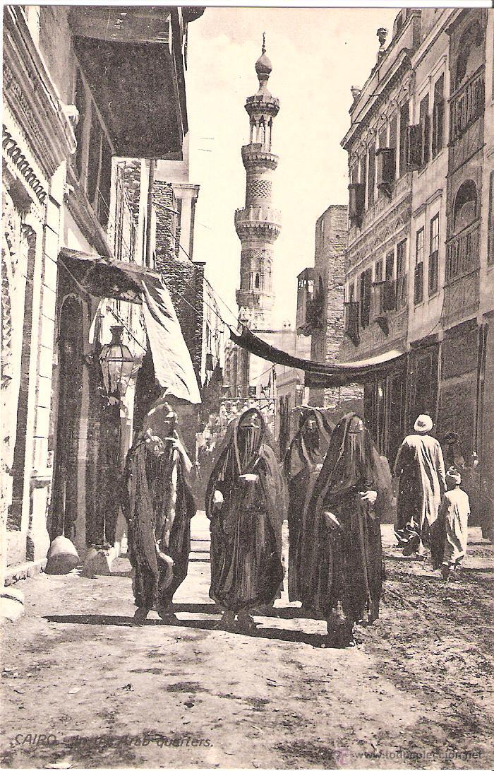 Cartes Postales: le caire dans les quartiers arabes