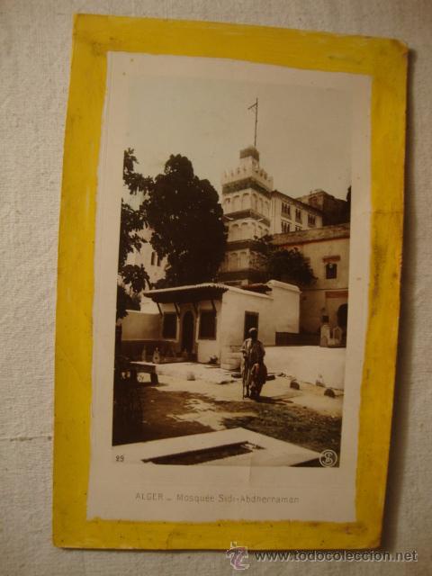 Cartes Postales: ANTIGUA TARJETA POSTAL ALGER A&Ntilde;OS 20