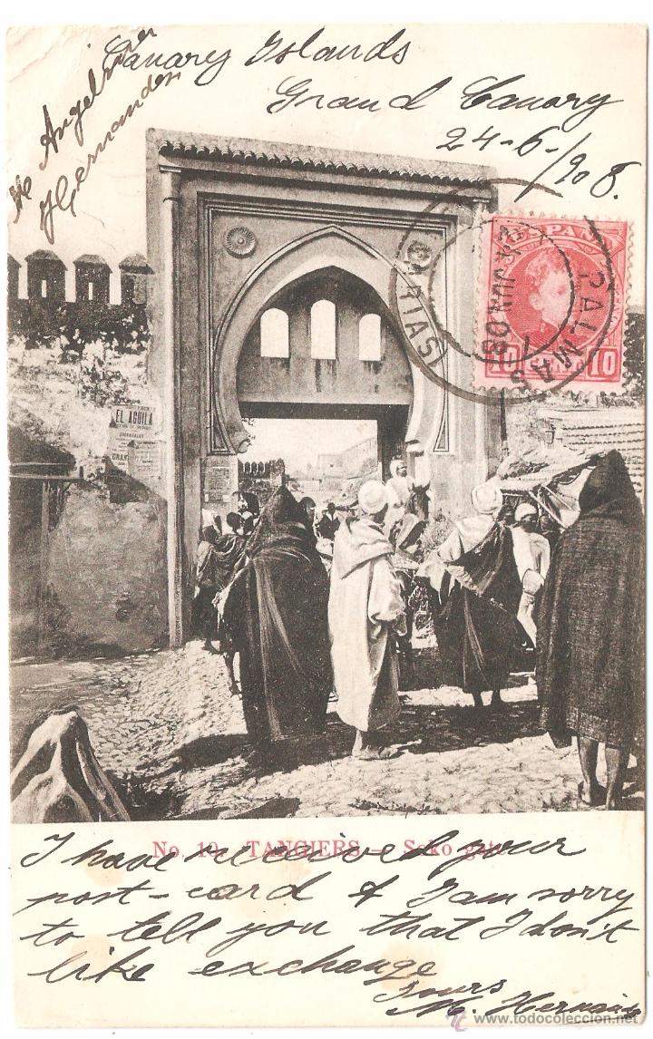 Postales: Tangers Soko gate1908