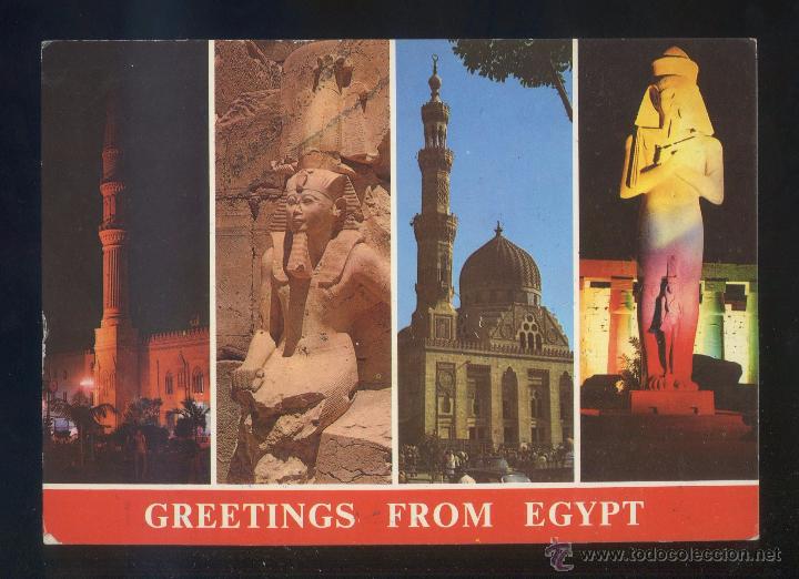 Cartes Postales: Egipto. *Greetings...* Sin datos editor. Circulada.