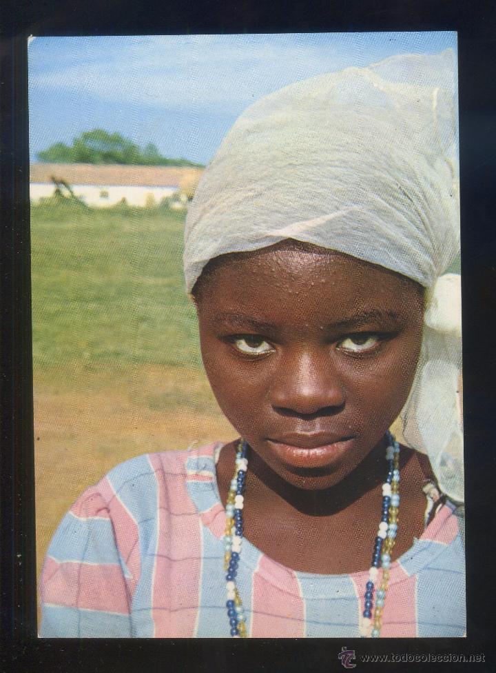 Postales: Angola. *Joven Kimbundo* Ed. Mies. Nueva.