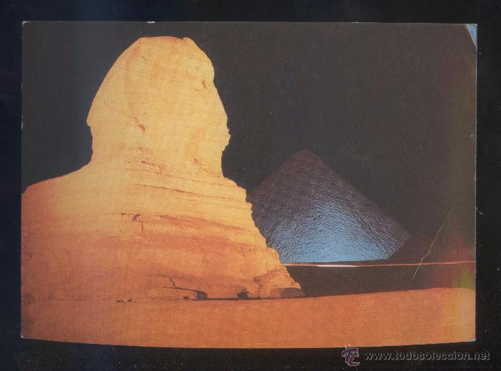 Postais: Egipto. Giza. *Les Pyramides et le Sphinx...* Ed. Photoizdat n&ordm; 70. Nueva.
