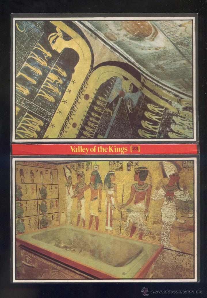 Postais: Egipto. *El Valle de los Reyes* Carpeta de 18 postales. Ed. Z-Art Co. n&ordm; 1 al 18. Nueva.