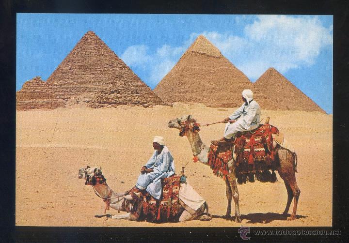 Postais: Egipto. Giza. *Les Pyramides...* Ed. C. y Z. n&ordm; 24005-1. Nueva.