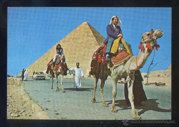 Postais: Egipto. Giza. *The Biggest Pyramid...* Sin datos editor. Nueva.