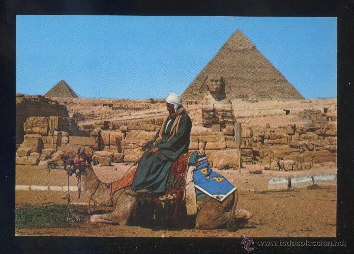 Postkarten: Egipto. Giza. *The Great Sphinx* Sin datos editor. Nueva.